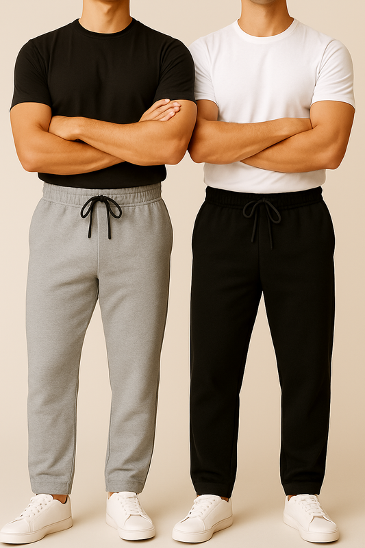 Pack of two Sweatpants (Black-Grey)