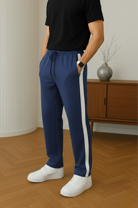 Navy Panel Sweatpant