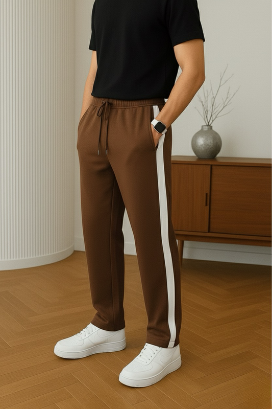 Brown Panel Sweatpant